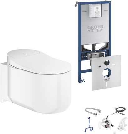 Grohe Sensia Arena Toaleta Myjąca + Rapid SLx + Zestaw Do Spłukiwania Automatycznego (39354SH1+39598000+46944001)