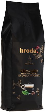 BRODA COFFEE CREMA GOLD Fresh Tasty Blend 70% Arabica / 30% Robusta • 1000g