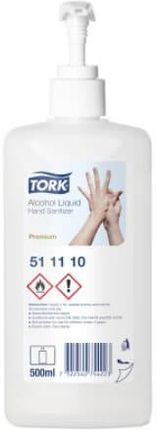 Tork 511110 - Alkoholowy Preparat W Płynie Do Higienicznej I Chirurgicznej Dezynfekcji Rąk 500ml