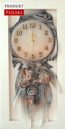 Art Deco Zegar Ścienny Na Prezent Jubileuszowy Urodziny Rz4 8 (Rz48)
