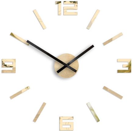 Zegar Arabic Lustro Złote 50Cm