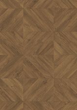 Panele podłogowe Quick-Step IPA4162 Impressive Patterns Dąb Chevron brązowy