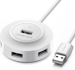 Zdjęcie UGREEN CR106 Adapter 4xUSB, 1m biały (UGR614WHT) - Olesno