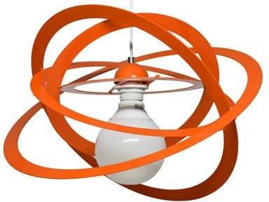 Moderno Pomarańczowa lampa sufitowa Sferis  