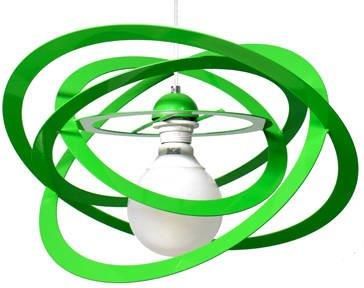 Moderno Zielona lampa sufitowa Sferis  