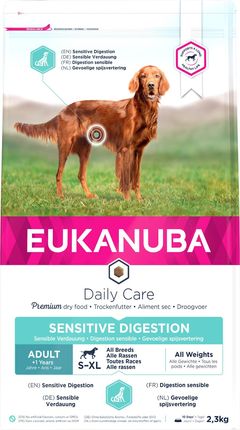 Eukanuba Daily Care Sensitive Digestion dla dorosłych psów z wrażliwym przewodem pokarmowym 2.3kg