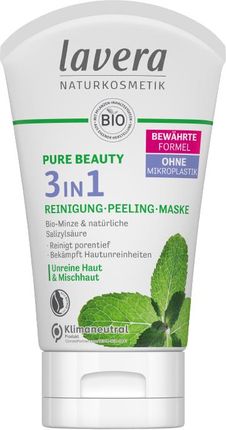 Lavera Pure Beauty 3In1 Oczyszczanie Peeling I Maska 125Ml