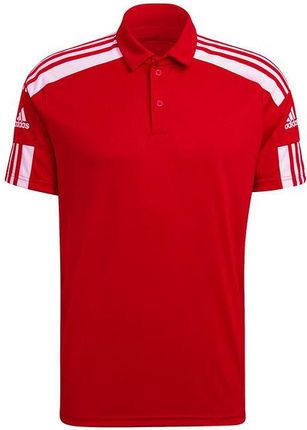 Koszulka męska Squadra 21 Polo adidas (czerwona) - Ceny i opinie T-shirty i koszulki męskie BKAH