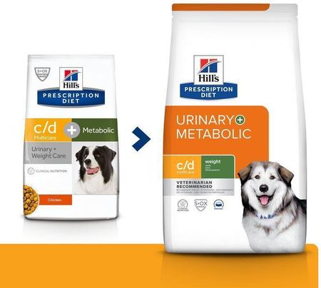 Hills Prescription Diet Canine C/D Multicare Urinary Care+Metabolic 12Kg