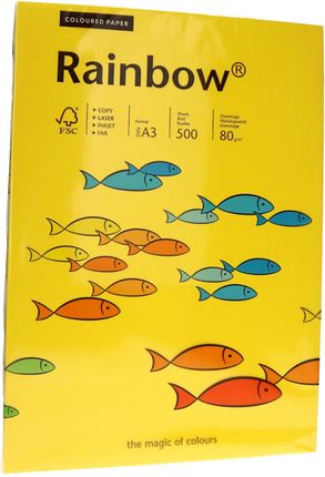 Papyrus Papier Ksero A3 80G Ciemnożółty Rainbow 18