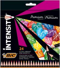 Zdjęcie Bic Kredki Ołówkowe Intensity Premium 24 Kolorów Pudełko - Bisztynek