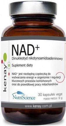 Kenay NAD+ dinukleotyd nikotynoamidoadeninowy x 30 kaps