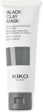 Kiko Milano Black Clay Mask Oczyszczająco-Matująca Maska Do Twarzy Z Węglem I Czarną Glinką 50Ml