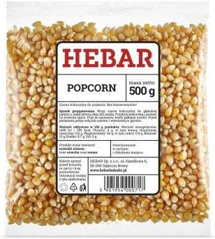 Hebar Popcorn 0,5Kg 