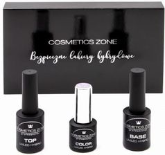 ZHIP Zestaw po uczuleniu na hybryd Lakier 7ml + Baza 15ml + Top Hybrydowy 15ml