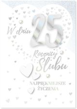 Zdjęcie Kukartka Karnet B6 Dk-808 25. Rocznica Ślubu - Kościan