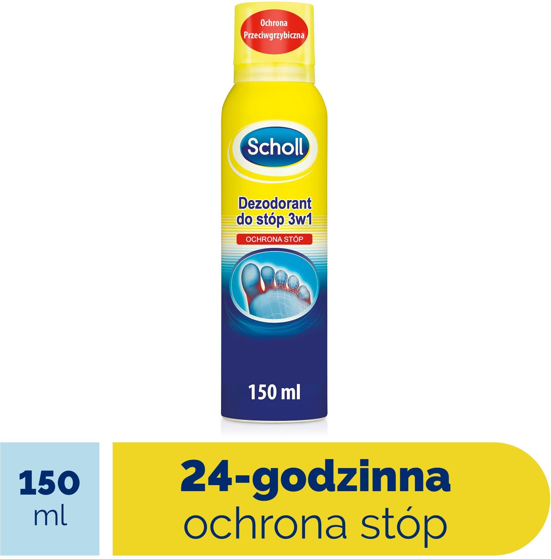 Scholl dezodorant do stóp 3w1 150 ml