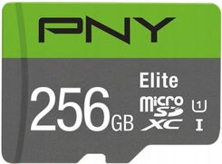 Zdjęcie Pny Technology Micro-Sd Elite 256Gb Class/10/Uhs-I U1/A1 V10 Sd + Adapter - Grabów nad Prosną