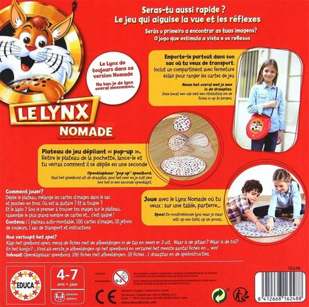 Le Lynx - Jeu de cartes - Educa Borras