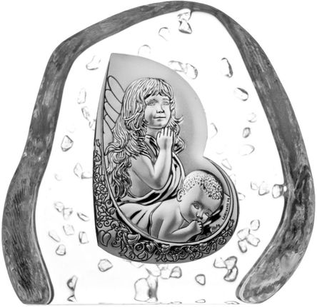 Crystal Julia Skałka kryształowa aniołki z dzieciątkiem (04116) 4116
