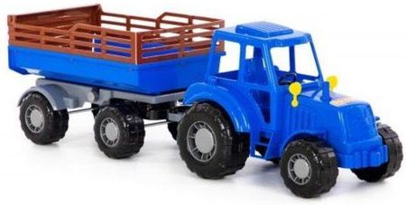 Polesie Traktor Altaj Niebieski Z Przyczepą Nr2 W Siatce 84767