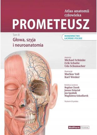 Prometeusz Atlas anatomii człowieka Tom III Łac.