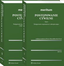 MERITUM Postępowanie cywilne. Tom I. Postepowanie rozpoznawcze i zabezpieczające. Tom II. Postępowanie egzekucyjne, arbitrażowe i międzynarodowe
