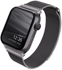 Uniq Dante pasek opaska bransoleta bransoletka do zegarka Watch 6 44mm / Watch 5 44mm / Watch 4 44mm / Watch SE 44mm grafitowy (WATCH444MM)
