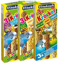 Zdjęcie Vitakraft - Krakersy 3 sztuki - Miód/Pom/Popfit - Zabrze