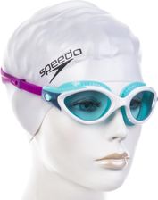 Speedo Futura Biofuse Flexiseal Female Niebiesko Różowy 17610 - Okulary do pływania