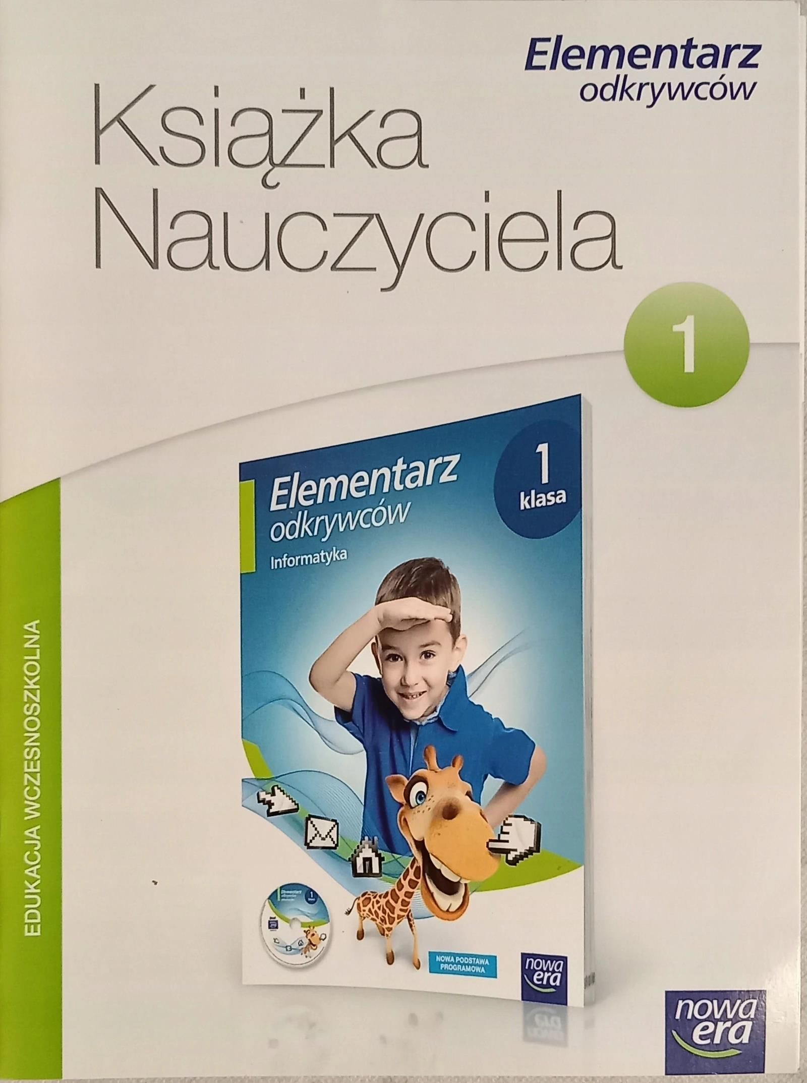 Elementarz Małego Informatyka Klasa 1 Mac Podręcznik szkolny Elementarz odkrywców Informatyka klasa 1 Książka