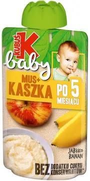 Kubuś Baby Mus + Kaszka Jabłko Banan Po 5 Miesiącu