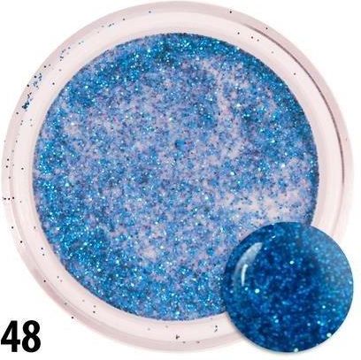 Bluesky Akryl 48 kolorowy proszek akrylowy 4g niebieski brokat