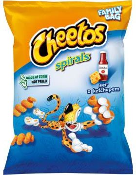 Cheetos Chrupki Kukurydziane O Smaku Serowo-Ketchupowym 0,13kg