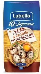 Lubella Makaron Nitki 10-Jajeczny Z Jajami Przepiórczymi 0,25kg