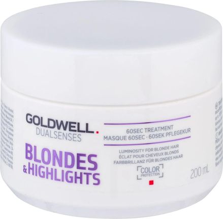 Goldwell Dualsenses Blondes Highlights 60 Sec Treatment Maska do włosów 200ml