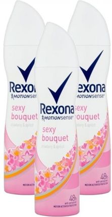 ZESTAW 3X REXONA Sexy Bouquet Antyperspirant