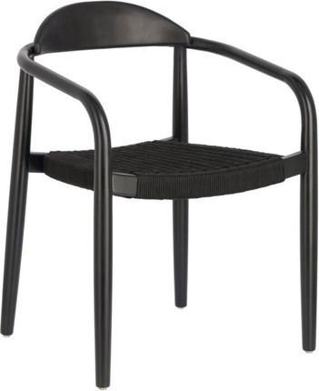 Krzesło Glynis Eucalyptus Matt Black Rope Black Cc2034J01 78,0X56,0X50,0