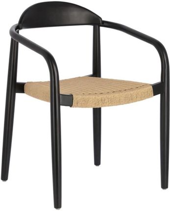 Krzesło Glynis Eucalyptus Matt Black Rope Beige Cc2034Cp46 78,0X56,0X50,0