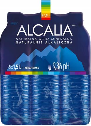 Alcalia Alkaliczna Woda Super pH 9,36 12 x 1,5 l