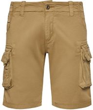 Zdjęcie Alpha Industries Szorty materiałowe Crew 176203 Brązowy Slim Fit - Serock