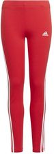 Zdjęcie Legginsy adidas Girls Essentials 3 Stripes Leggins GN4067 czerwony 134 cm - Morąg