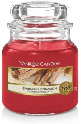 Yankee Candle Sparkling Cinnamon Mała Świeca Zapachowa