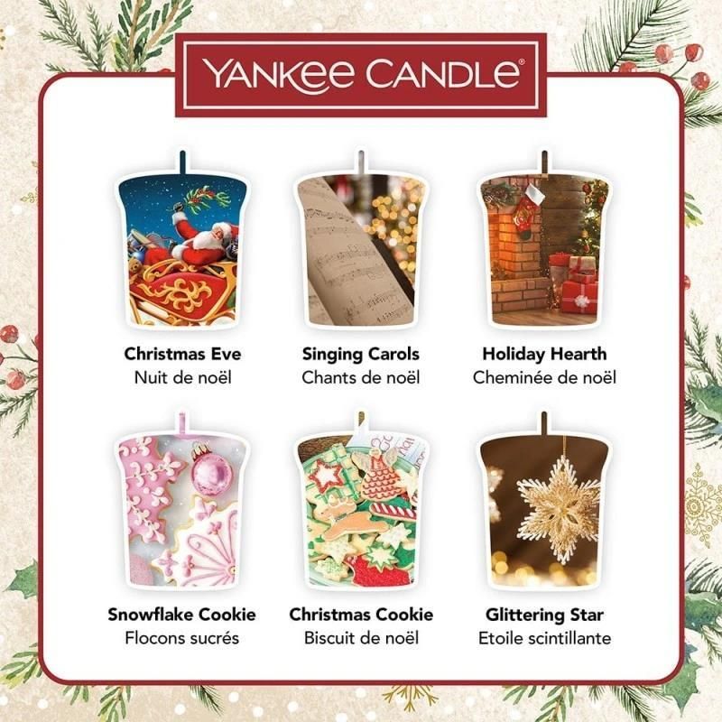 Yankee Candle, Mała świeczka zapachowa Votive Yankee Candle CHRISTMAS  COOKIE™ CHRISTMAS COOKIE™