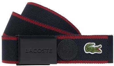 Red lacoste best sale belt