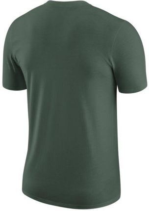 Nike Męski T shirt z logo Nike Dri FIT NBA Milwaukee Bucks Earned Edition Zieleń - Ceny i opinie T-shirty i koszulki męskie PFZM
