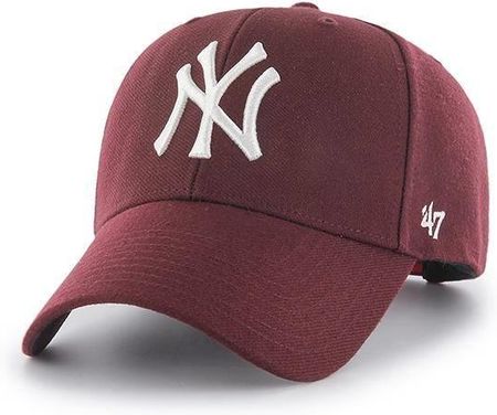 Czapka z daszkiem bejsbolowa 47 Brand New York Yankees bordowa