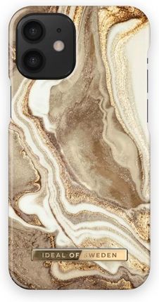 Ideal Of Sweden Etui Fashion Apple iPhone 12 mini Golden Sand Marble (IDS350GLDSANMRB)
