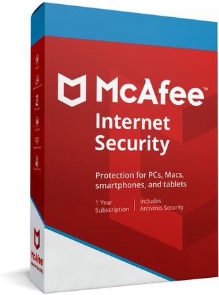 McAfee Internet Security 10 PC/1 rok - klucz aktywacyjny (Key) (M93337110PC1Y)