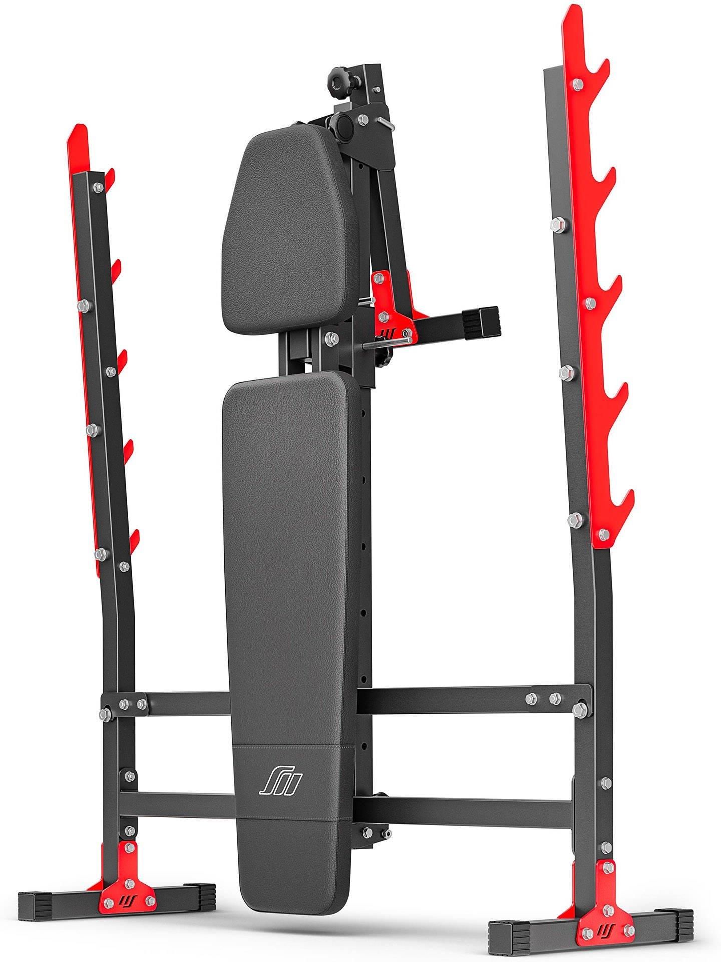 Marbo Sport Ławka Regulowana Ze Zintegrowanymi Stojakami Mh L107 2.0 - zdjęcie 8 Marbo Sport Ławka Regulowana Ze Zintegrowanymi Stojakami Mh L107 2.0